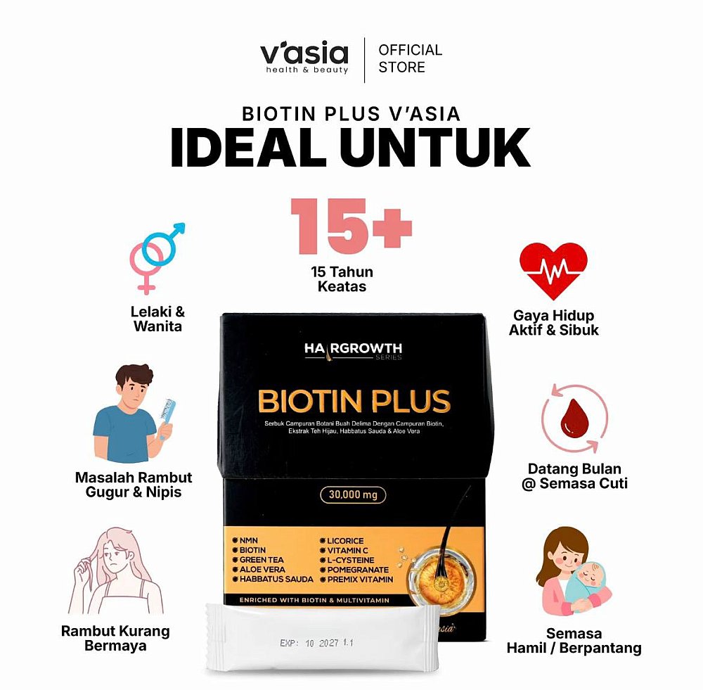 BIOTIN PLUS - Makanan Tambahan