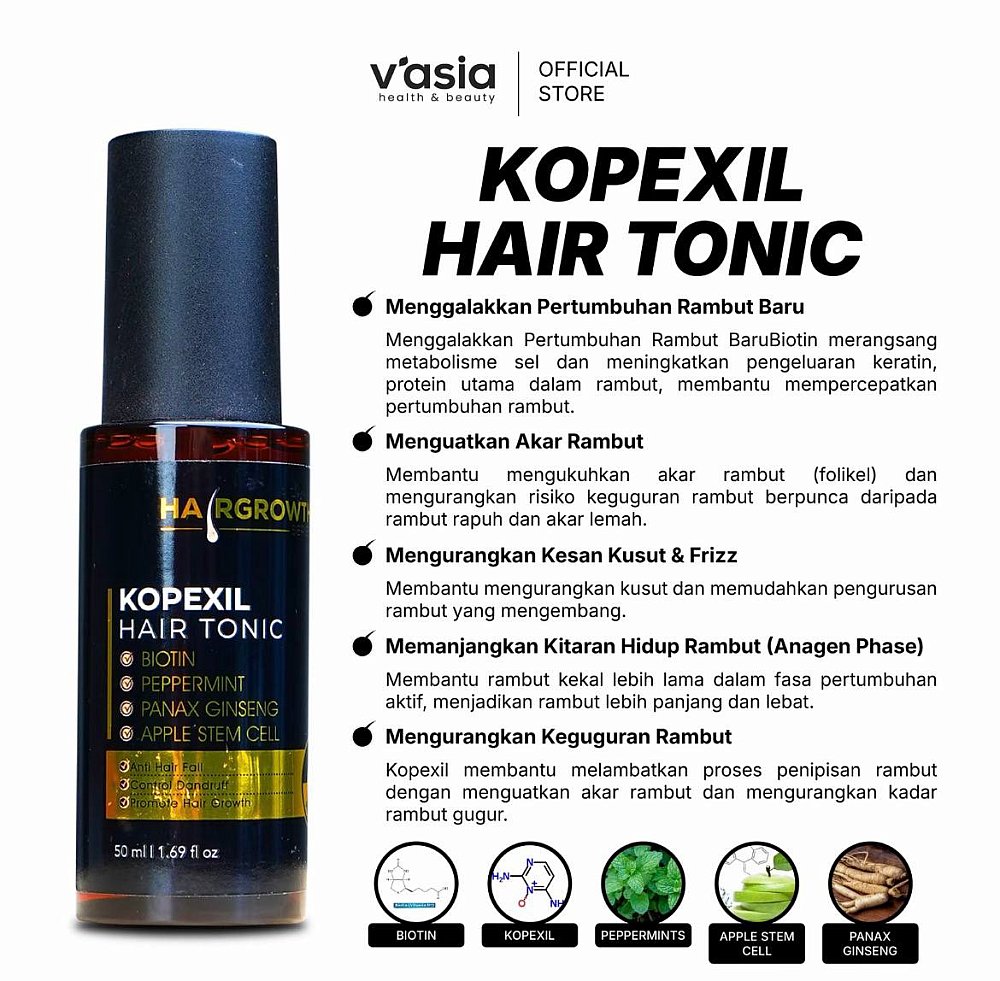 KOPEXIL HAIR TONIC - Fuel Your Follicles, Fight Hair Fall