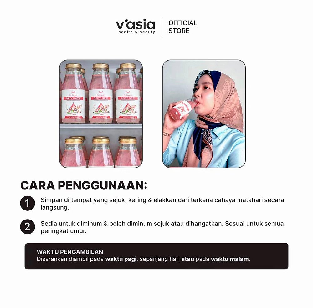 COLLAGEN BIRD'S NEST WITH HONEY, POMEGRANATE & ALOE VERA