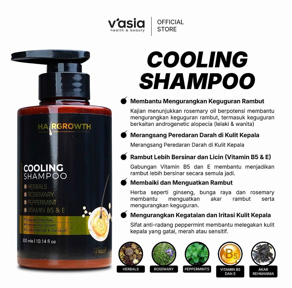 COOLING SHAMPOO - Cool Relief, Healthy Growth