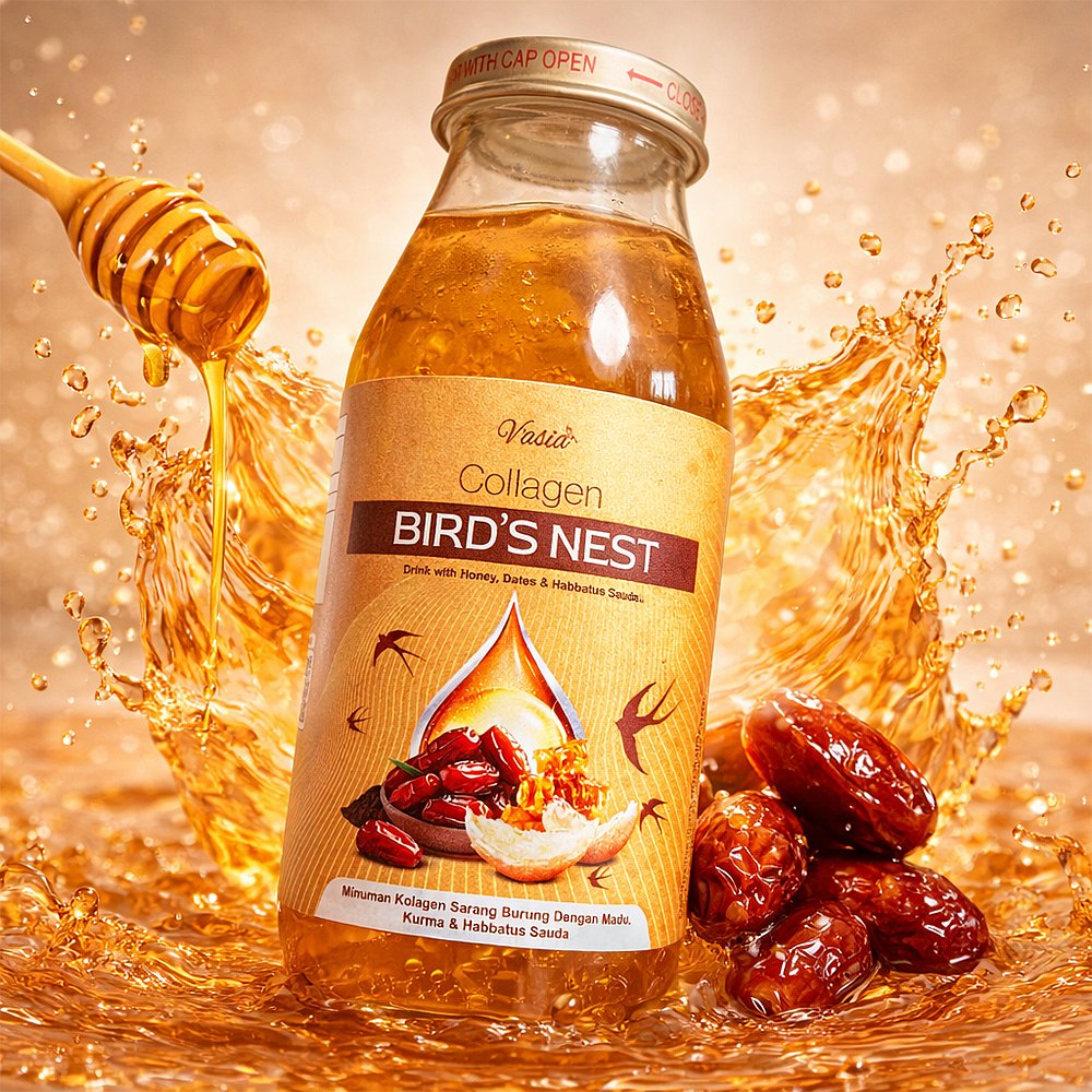 COLLAGEN BIRD'S NEST DRINK WITH HONEY DATES & HABBATUS SAUDA