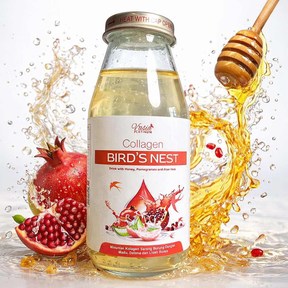 COLLAGEN BIRD'S NEST WITH HONEY, POMEGRANATE & ALOE VERA