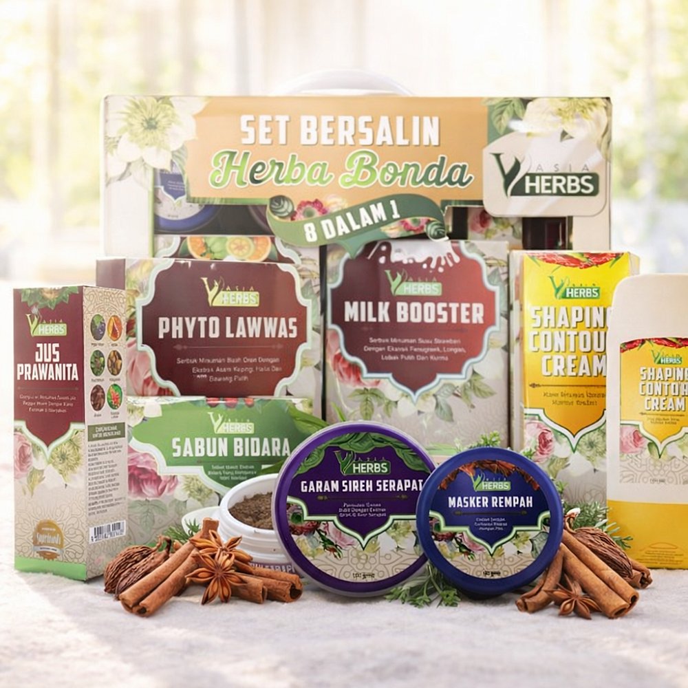 SET BERSALIN HERBA BONDA 8 in 1