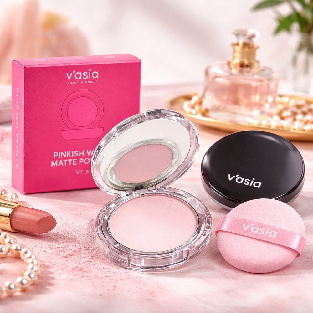 PINKISH WHITE MATTE POWDER