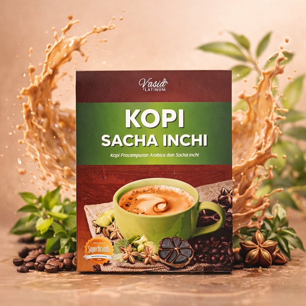 KOPI SACHA INCHI - Kopi kesihatan