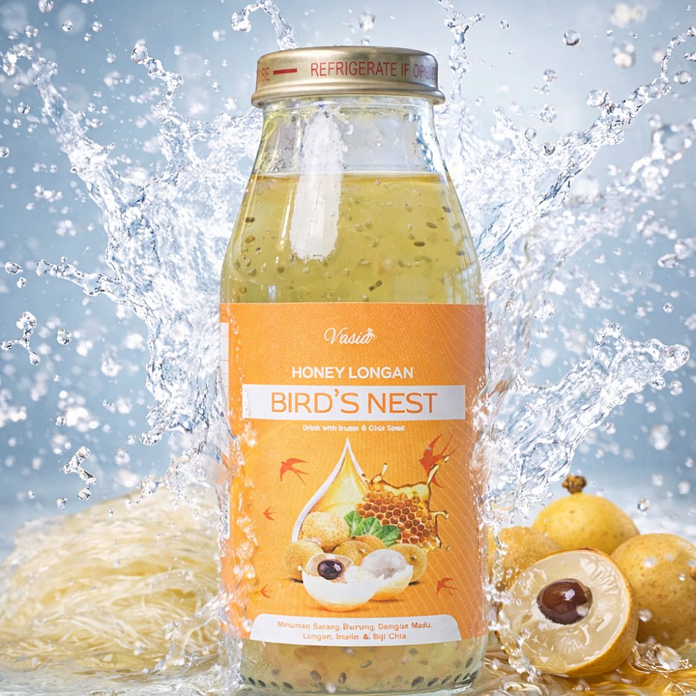 BIRD'S NEST HONEY LONGAN WITH INULIN AND CHIA SEED
