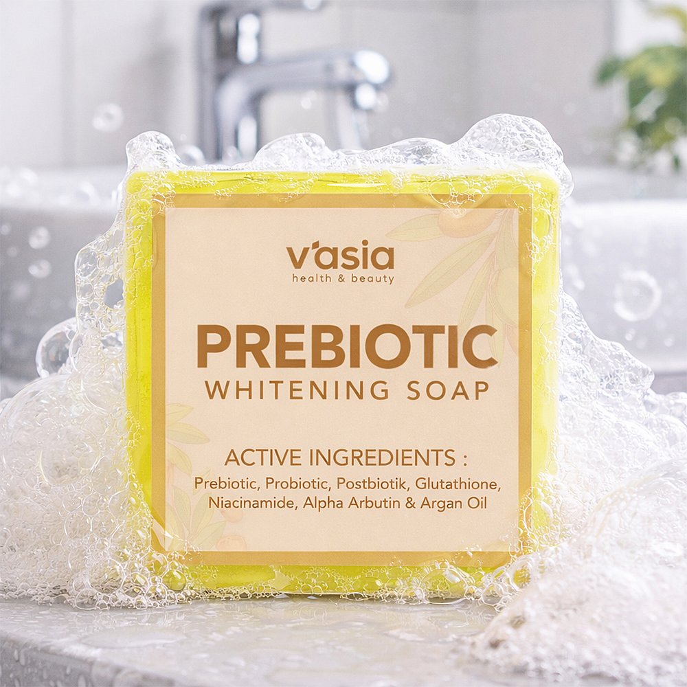 PREBIOTIC WHITENING SOAP - Sabun Pencerahan Kulit