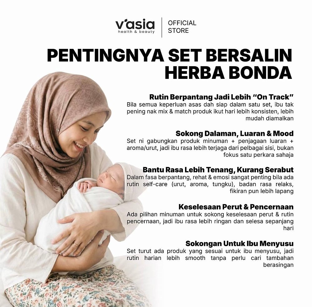 SET BERSALIN HERBA BONDA 8 in 1