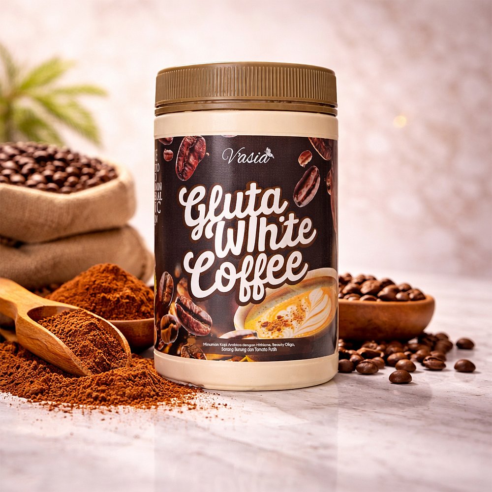 GLUTA WHITE COFFEE - Tanpa Kolagen