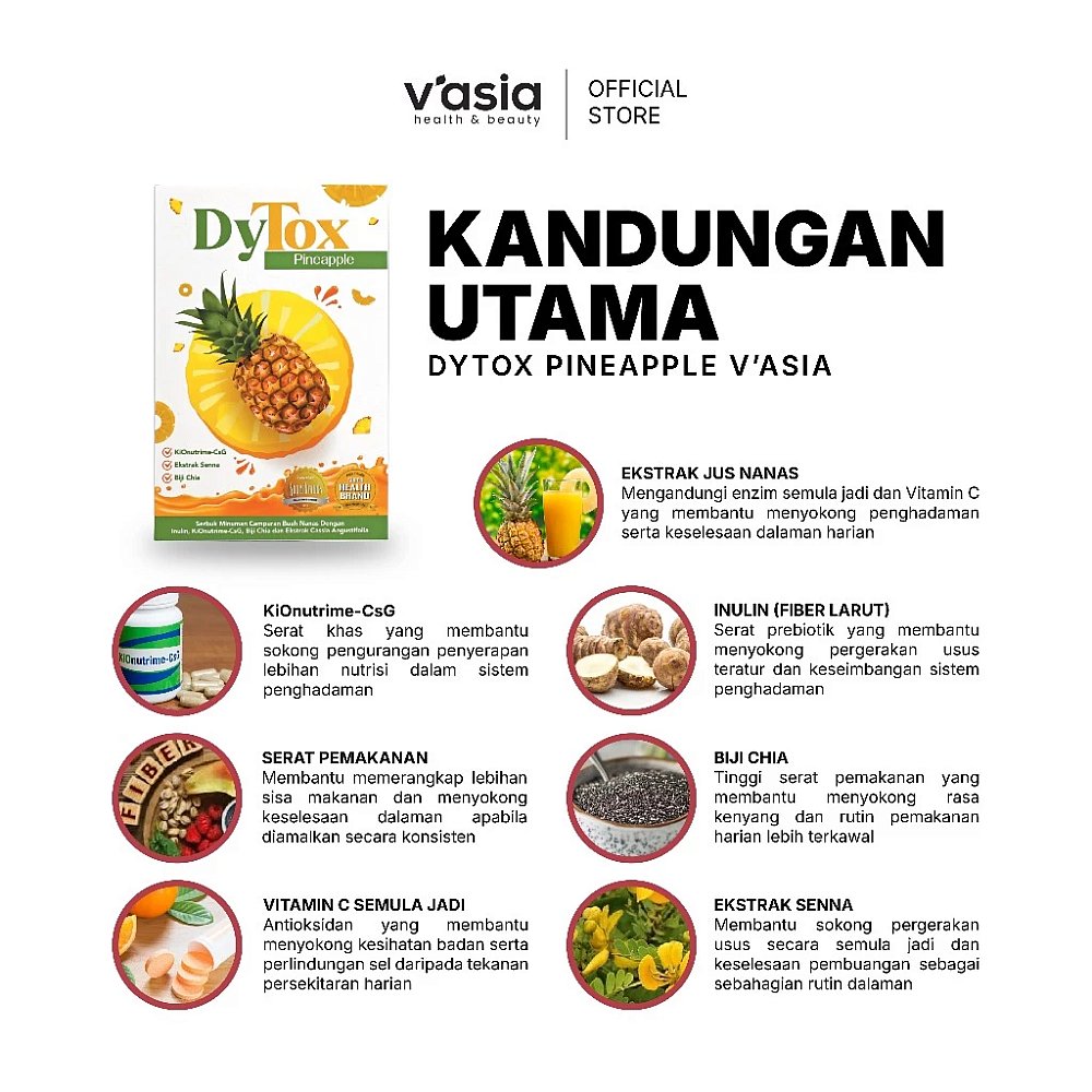 DYTOX PINEAPPLE - Langsing & Ramping