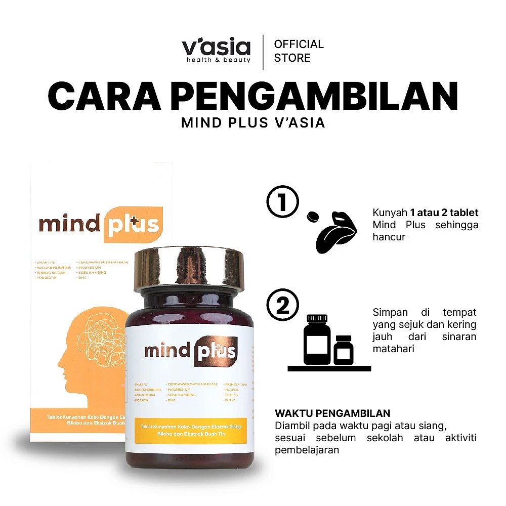 MIND PLUS - TABLET KUNYAHAN KOKO