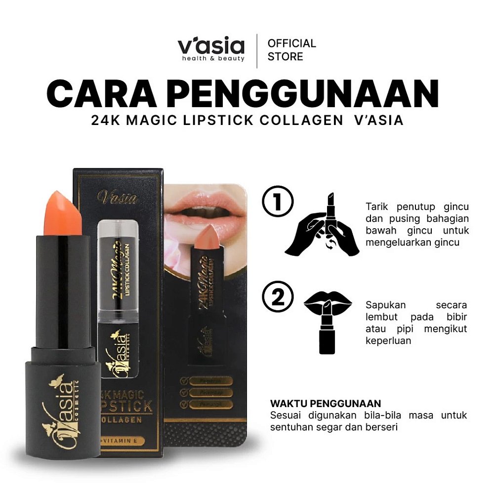 24K MAGIC LIPSTICK BERKOLAGEN