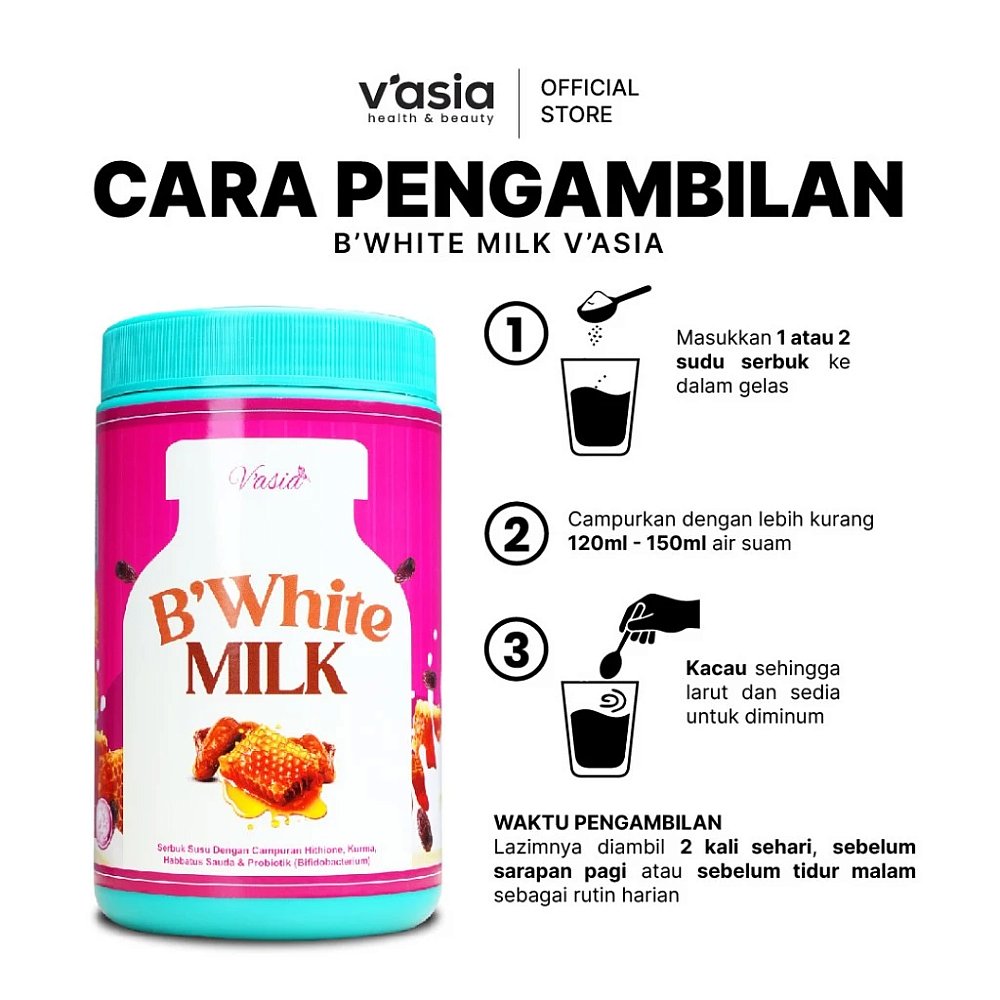 B'WHITE MILK - Tanpa Kolagen