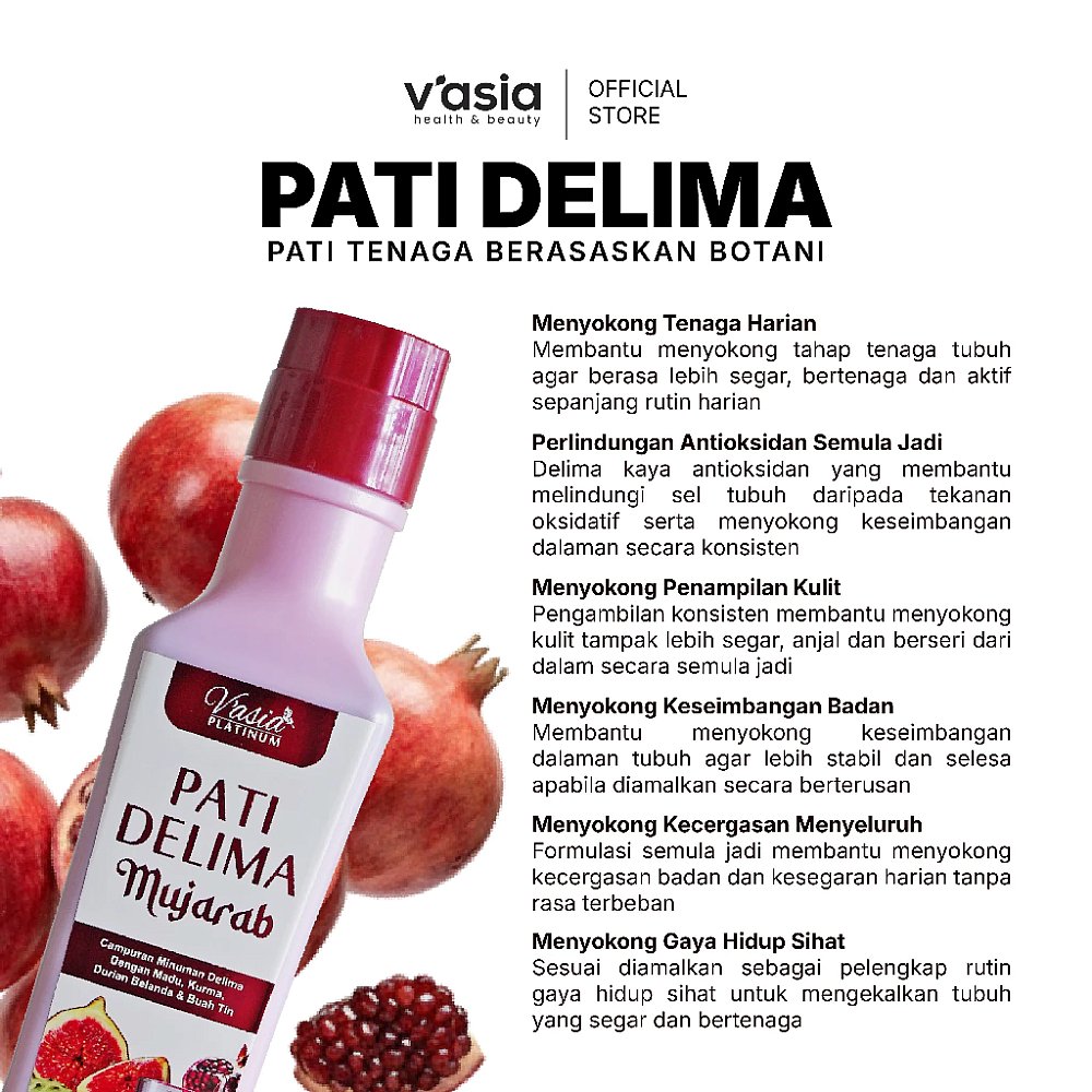 PATI DELIMA - Jus Kesihatan Makanan Sunnah