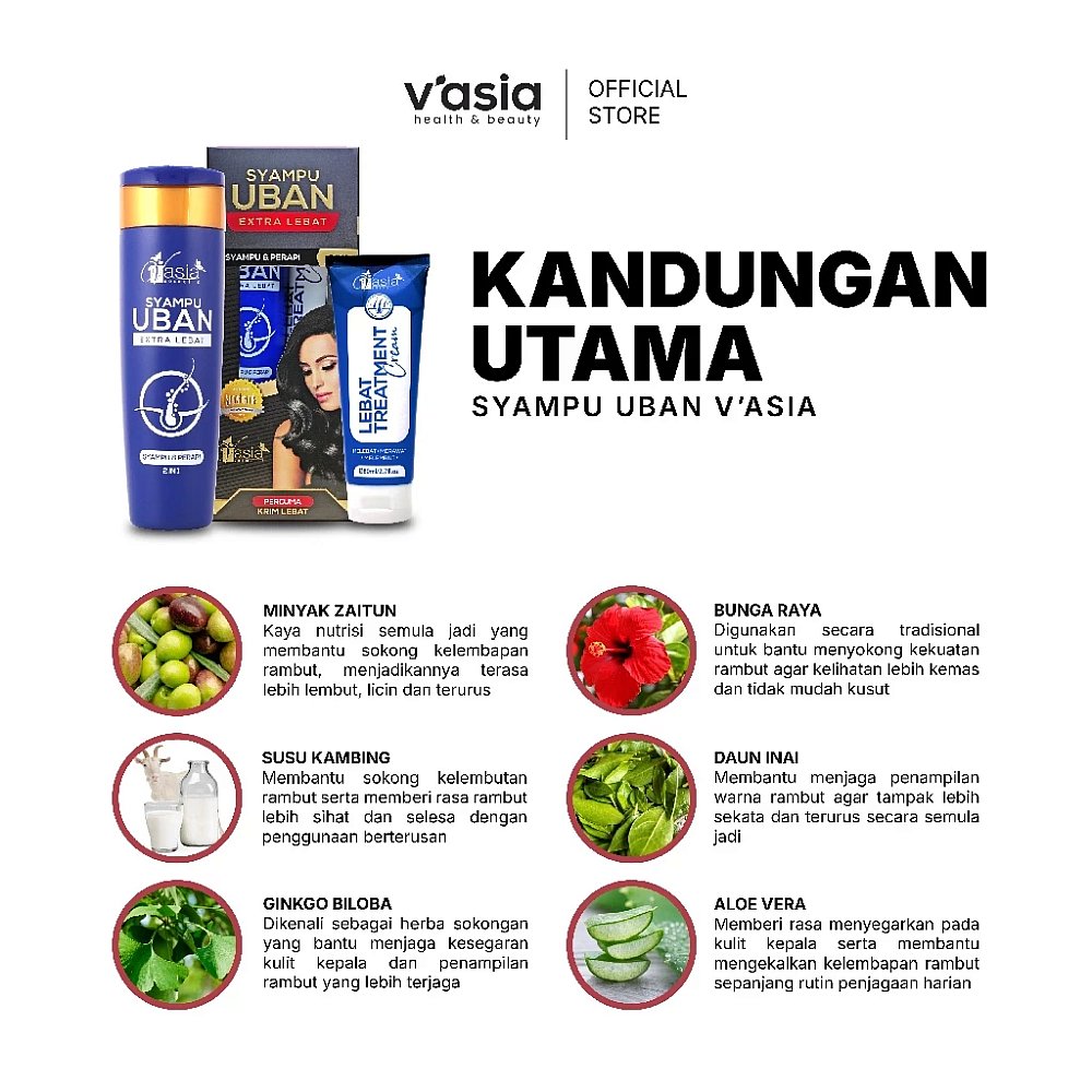 SYAMPU UBAN EXTRA LEBAT - Lebat Bersinar Tanpa Uban