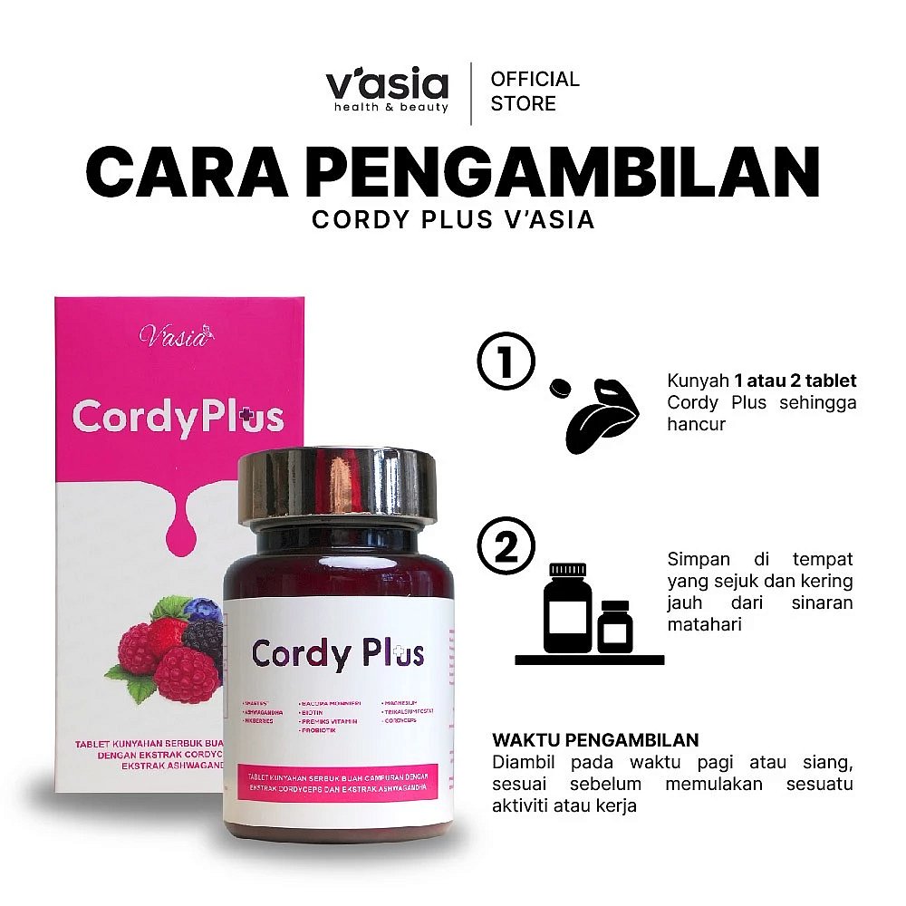 CORDY PLUS - Tablet Kesihatan Tenaga & Minda