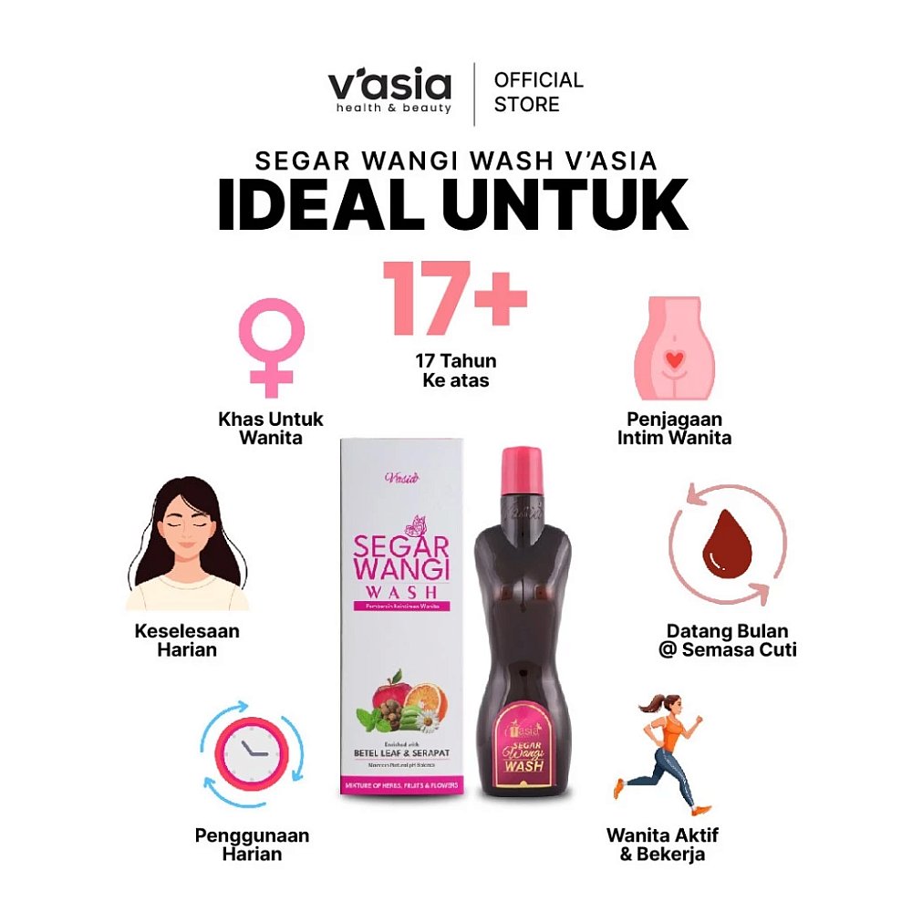 SEGAR WANGI WASH - Herba, Buah & Bunga