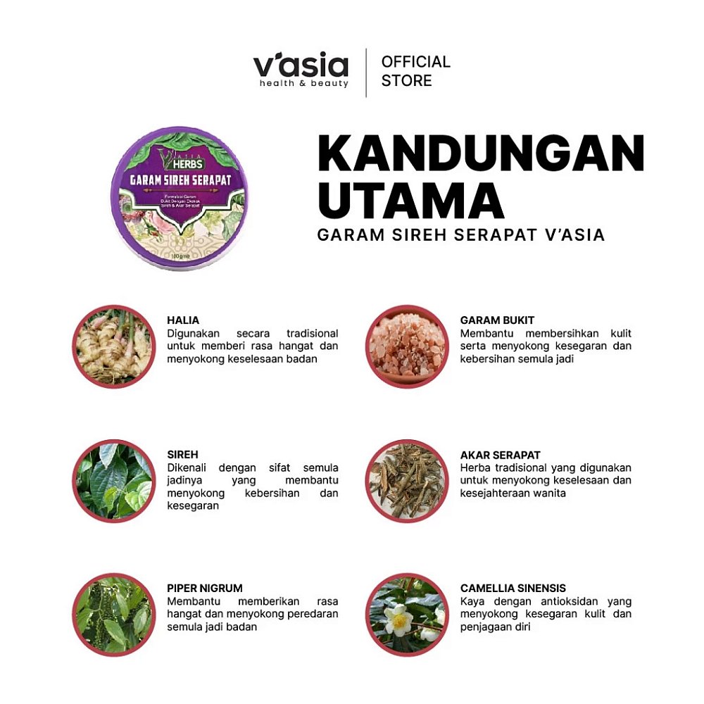 GARAM SIREH SERAPAT -  Set Bersalin Herba Bonda