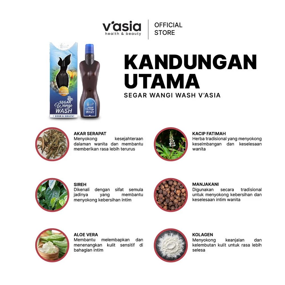 SEGAR WANGI WASH - Herba Asli