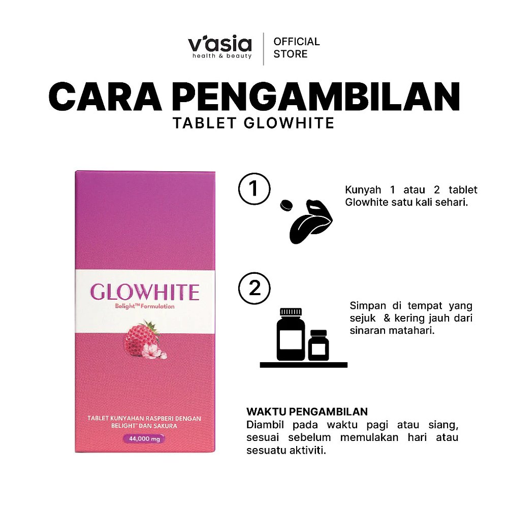 GLOWHITE TABLET - Kulit Cerah dan Gebu