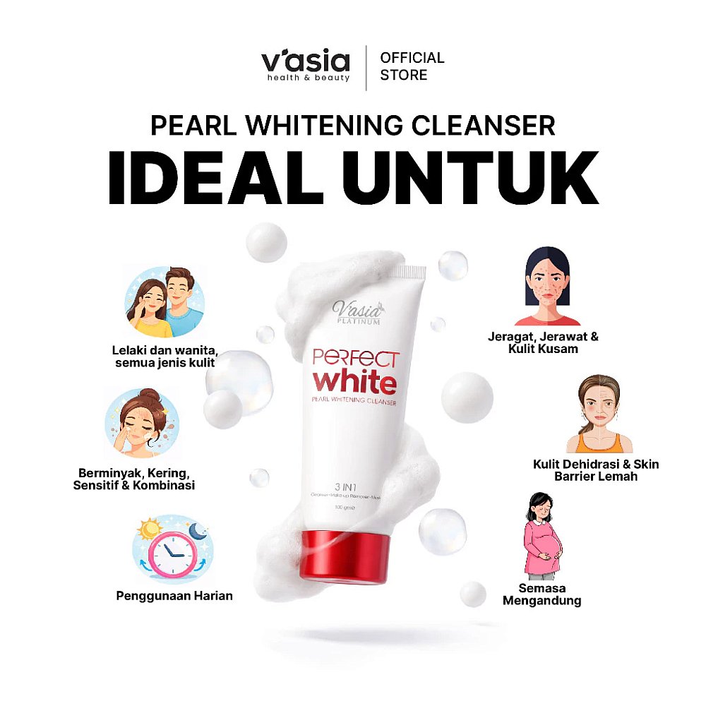 PERFECT WHITE PEARL WHITENING CLEANSER