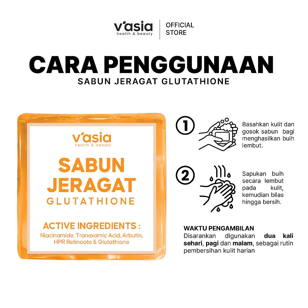 SABUN JERAGAT GLUTATHIONE - Sabun Jeragat