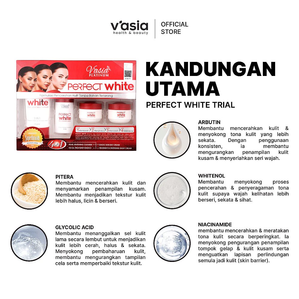 SET PERFECT WHITE 4 IN 1