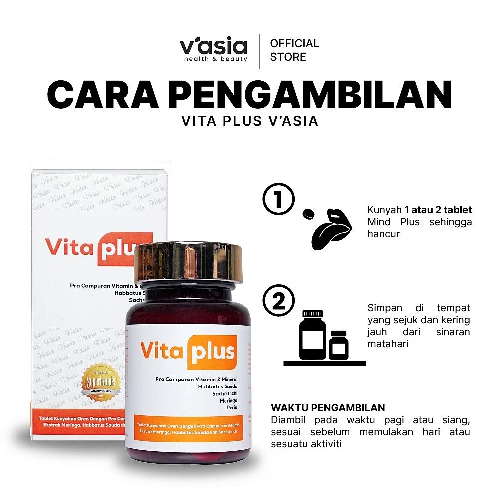 VITA PLUS - Tablet Kesihatan Moringa