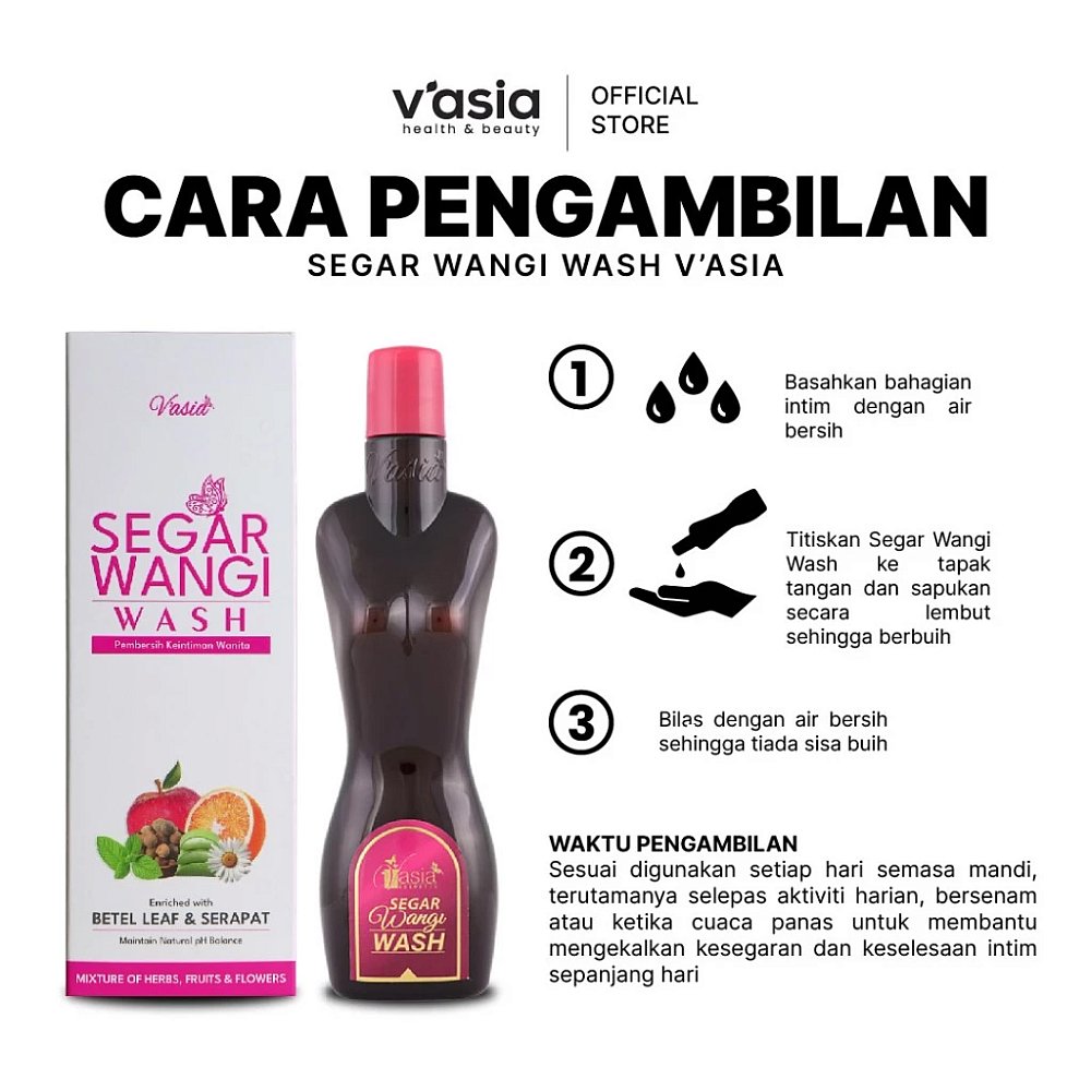 SEGAR WANGI WASH - Herba, Buah & Bunga