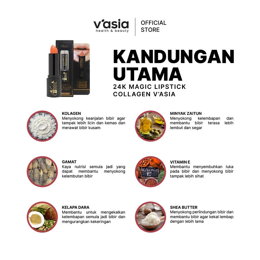 24K MAGIC LIPSTICK BERKOLAGEN