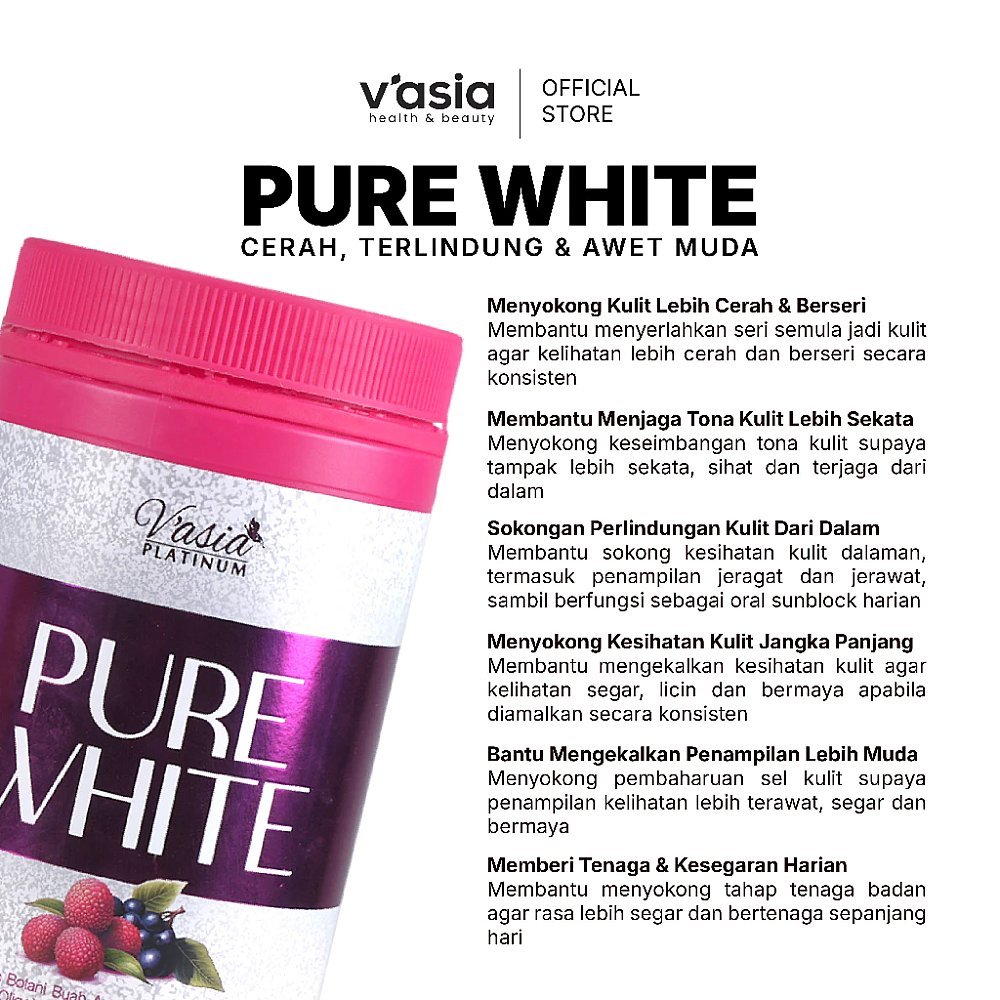 PURE WHITE - Tanpa Kolagen