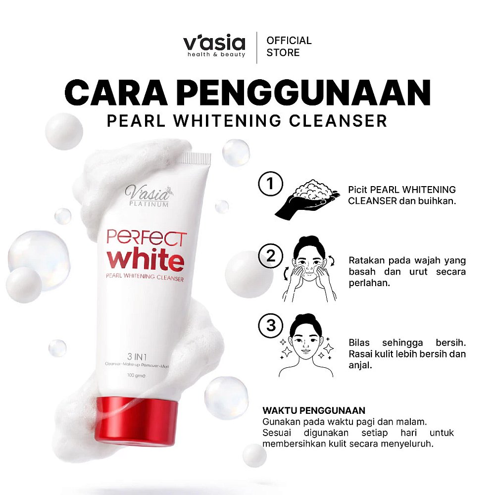 PERFECT WHITE PEARL WHITENING CLEANSER