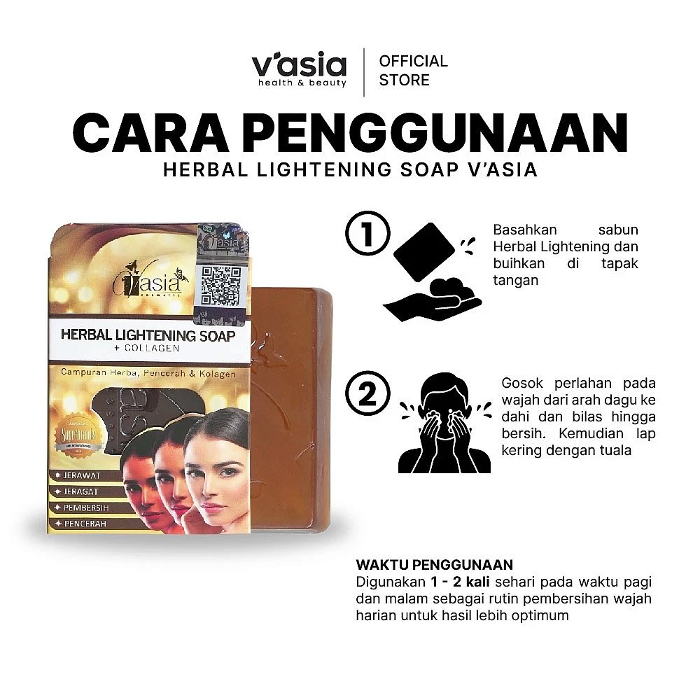 HERBAL LIGHTENING SOAP + COLLAGEN