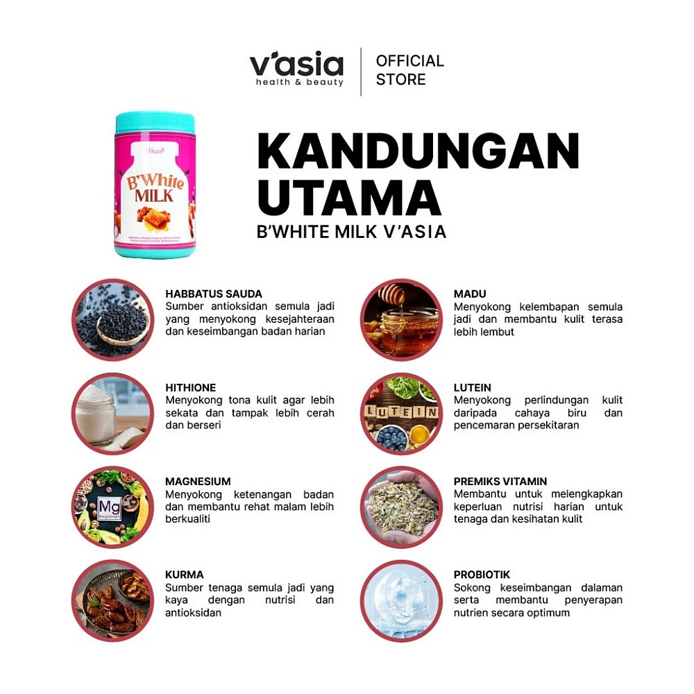 B'WHITE MILK - Tanpa Kolagen