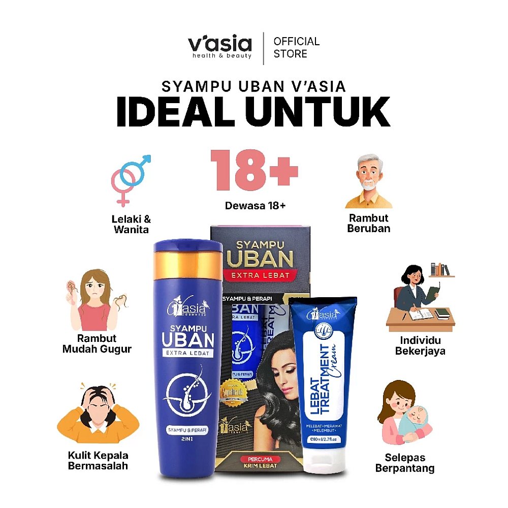 SYAMPU UBAN EXTRA LEBAT - Lebat Bersinar Tanpa Uban