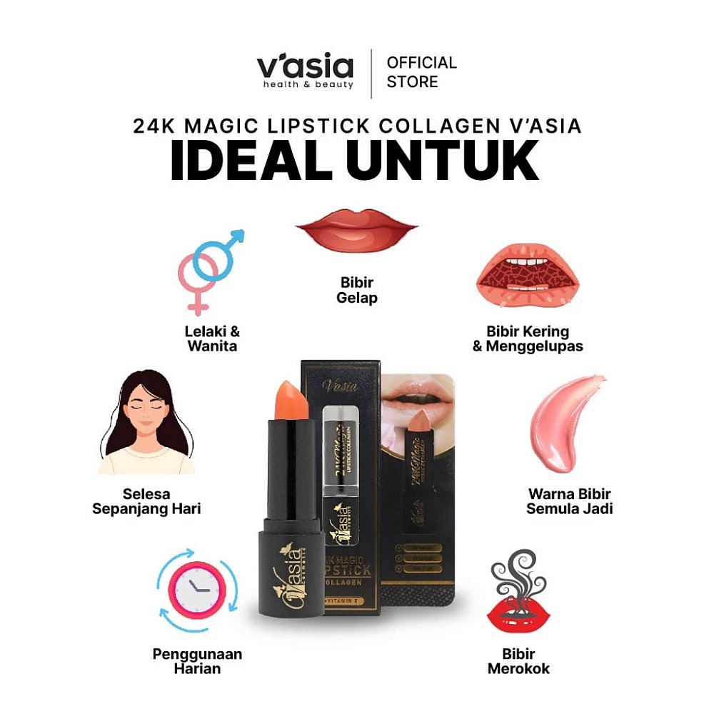 24K MAGIC LIPSTICK BERKOLAGEN