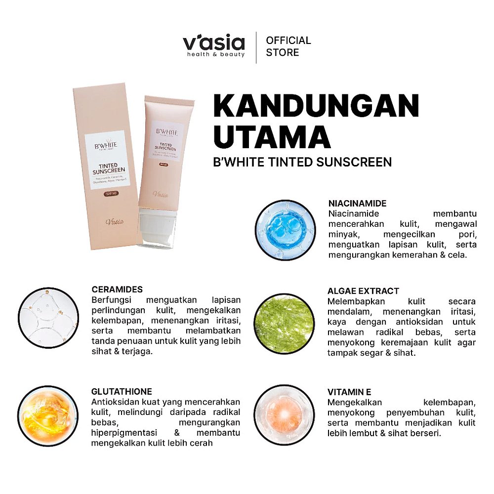 B'WHITE TINTED SUNSCREEN