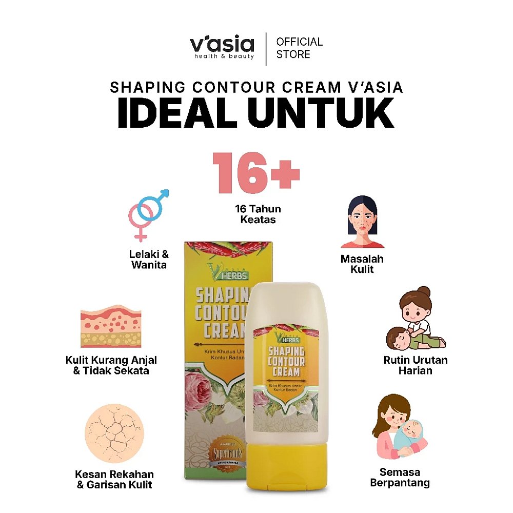 SHAPING CONTOUR CREAM - Set Bersalin Herba Bonda