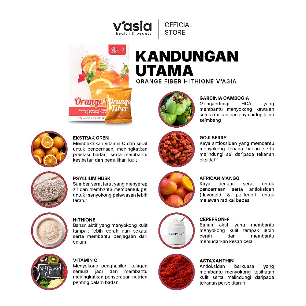 V'ASIA ORANGE FIBER HITHIONE