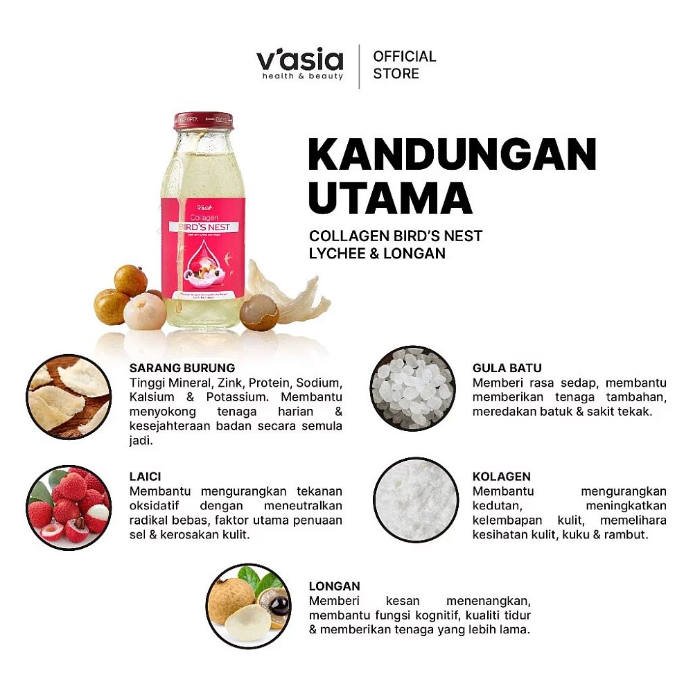 COLLAGEN BIRD'S NEST WITH LYCHEE & LONGAN