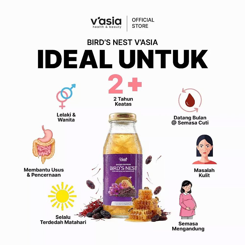 BIRD'S NEST RAISINS, SAFFRON WITH HONEY AND HABBATUS SAUDA