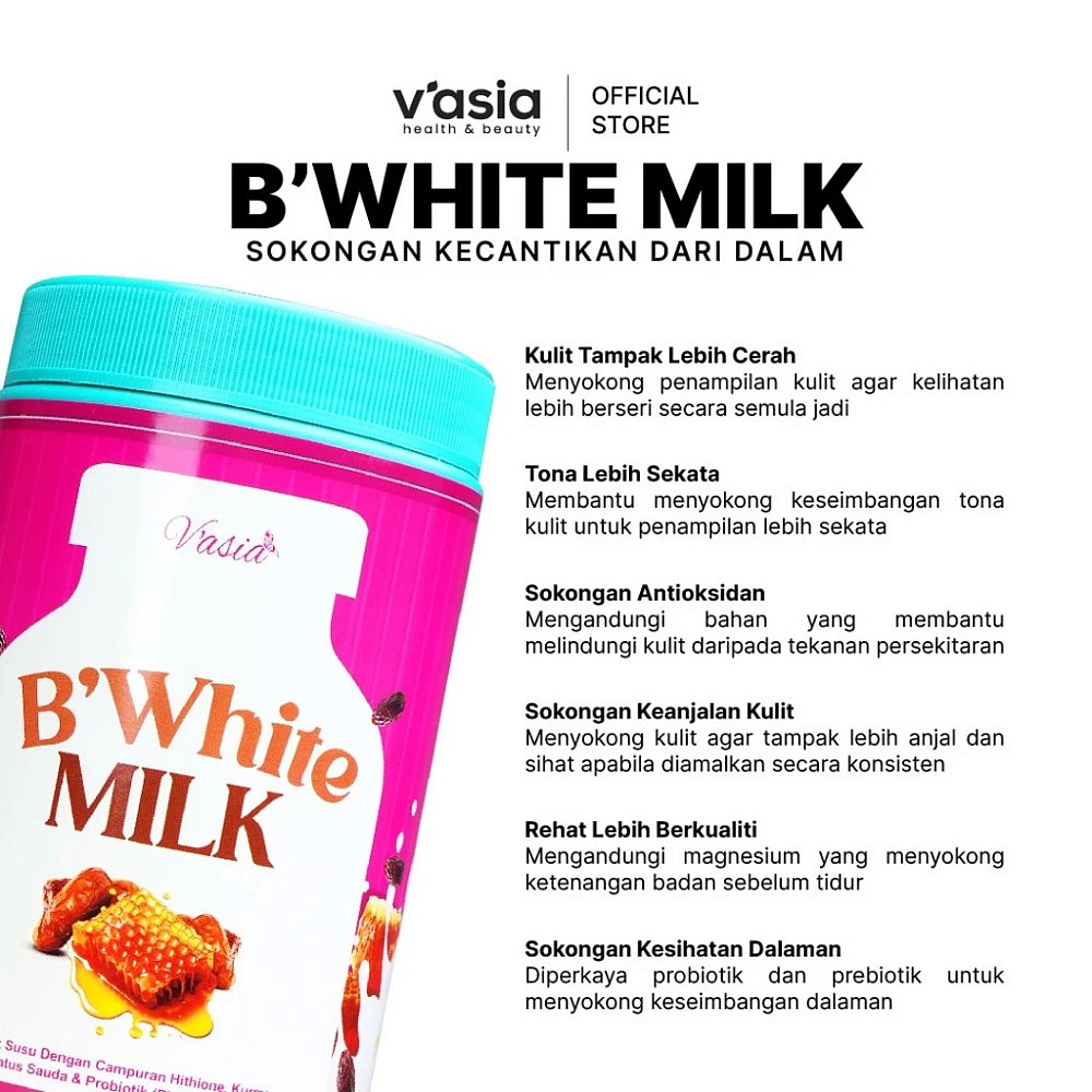 B'WHITE MILK - Tanpa Kolagen