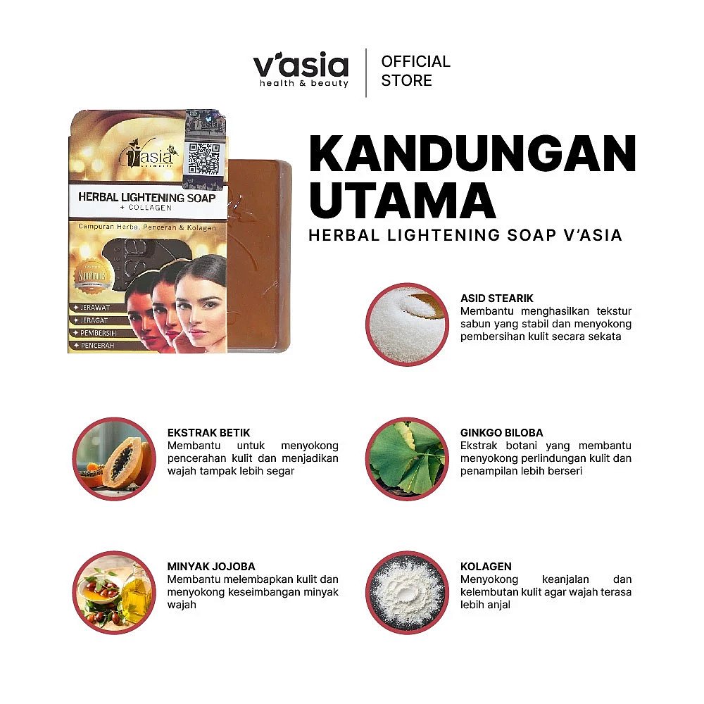 HERBAL LIGHTENING SOAP + COLLAGEN