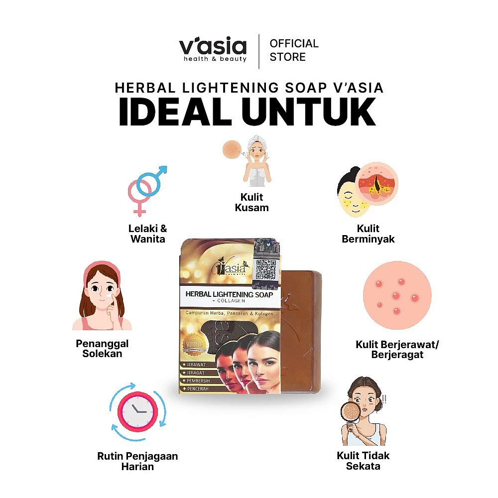 HERBAL LIGHTENING SOAP + COLLAGEN