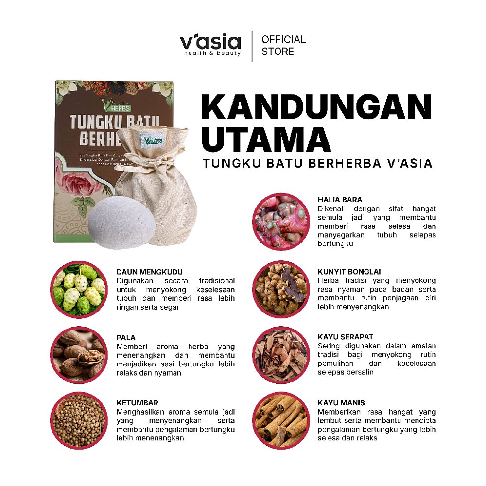 TUNGKU BATU BERHERBA