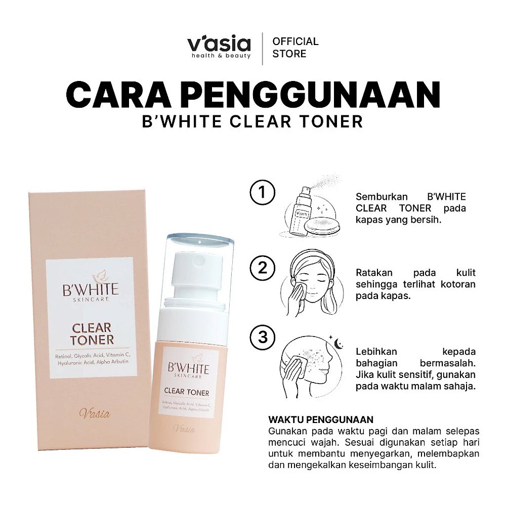 B'WHITE CLEAR TONER