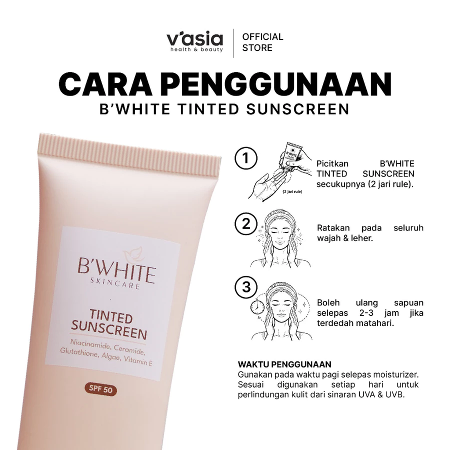 B'WHITE TINTED SUNSCREEN