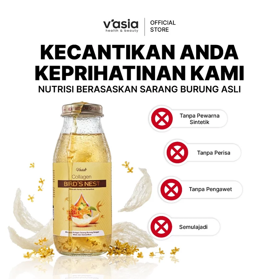 COLLAGEN BIRD'S NEST DRINK with HONEY & OSMANTHUS