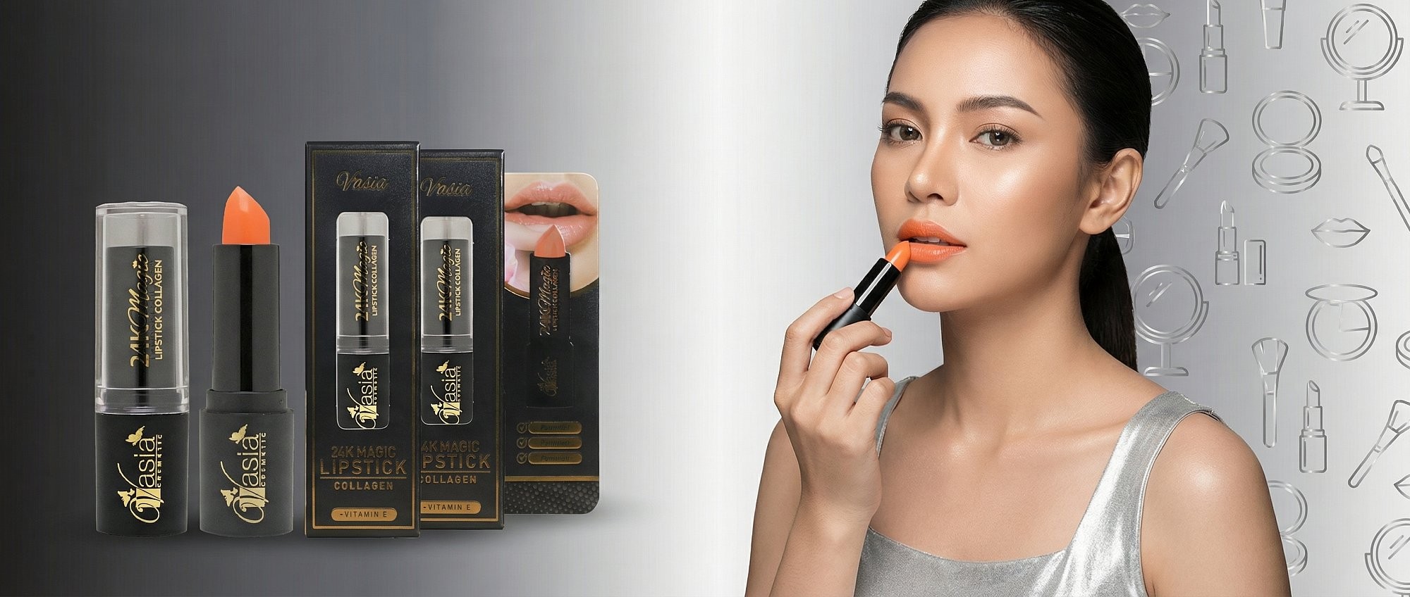 24K MAGIC LIPSTICK BERKOLAGEN 24K MAGIC LIPSTICK BERKOLAGEN