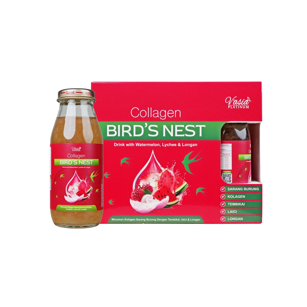 COLLAGEN BIRD'S NEST DRINK WITH WATERMELON LYCHEE & LONGAN COLLAGEN BIRD'S NEST DRINK WITH WATERMELON LYCHEE & LONGAN